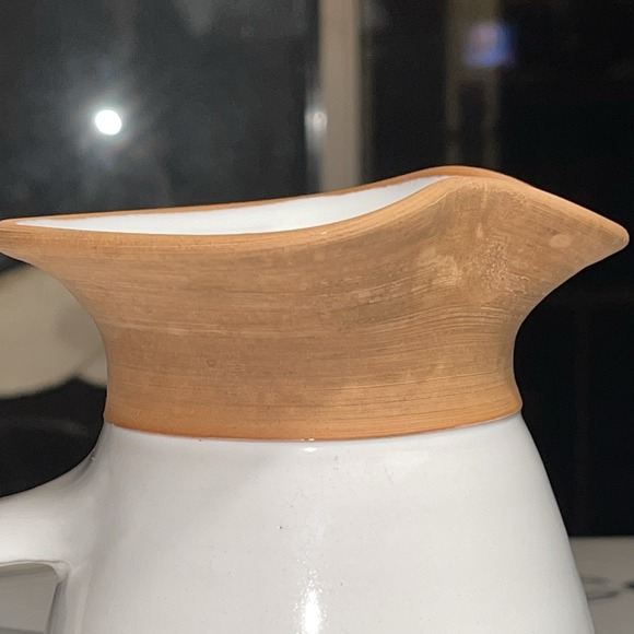 Vintage Emerson Creek Pottery Pitcher Vase Floral Flower Bedford VA - Picture 4 of 16